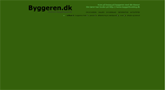 Desktop Screenshot of byggeren.dk